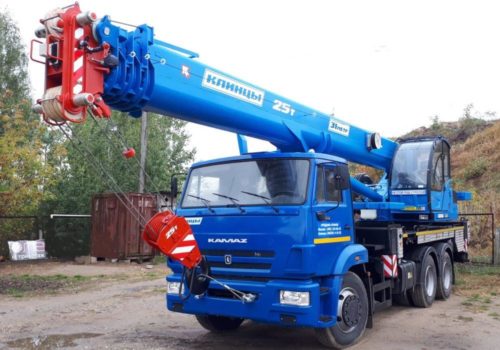 Автокран шоссейный Клинцы 31м 25т