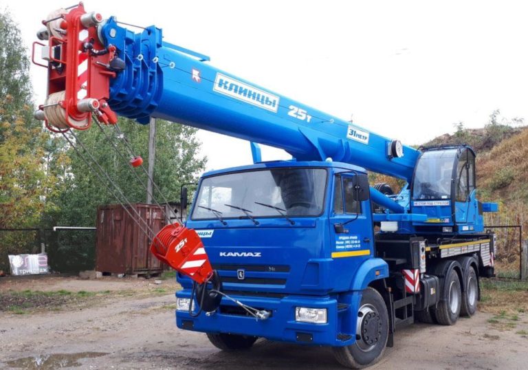 Автокран шоссейный Клинцы 31м 25т